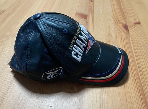 Reebok SUPER BOWL XXXVIII NE PATRIOTS Tom Brady Champions Leather Cap Hat - Picture 6 of 10