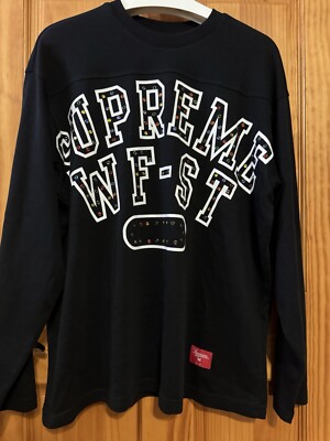 Supreme Athletic Studded L/S Top Black Size Medium | eBay