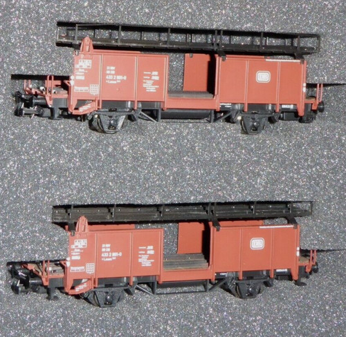 Rivarossi HR 6083 H0 Set 2x Autotransportwagen Laes541 DB Epoche 4 neuwertig OVP | Zustand: Neu