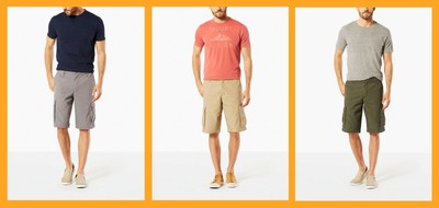 men's relaxed fit stretch cargo short