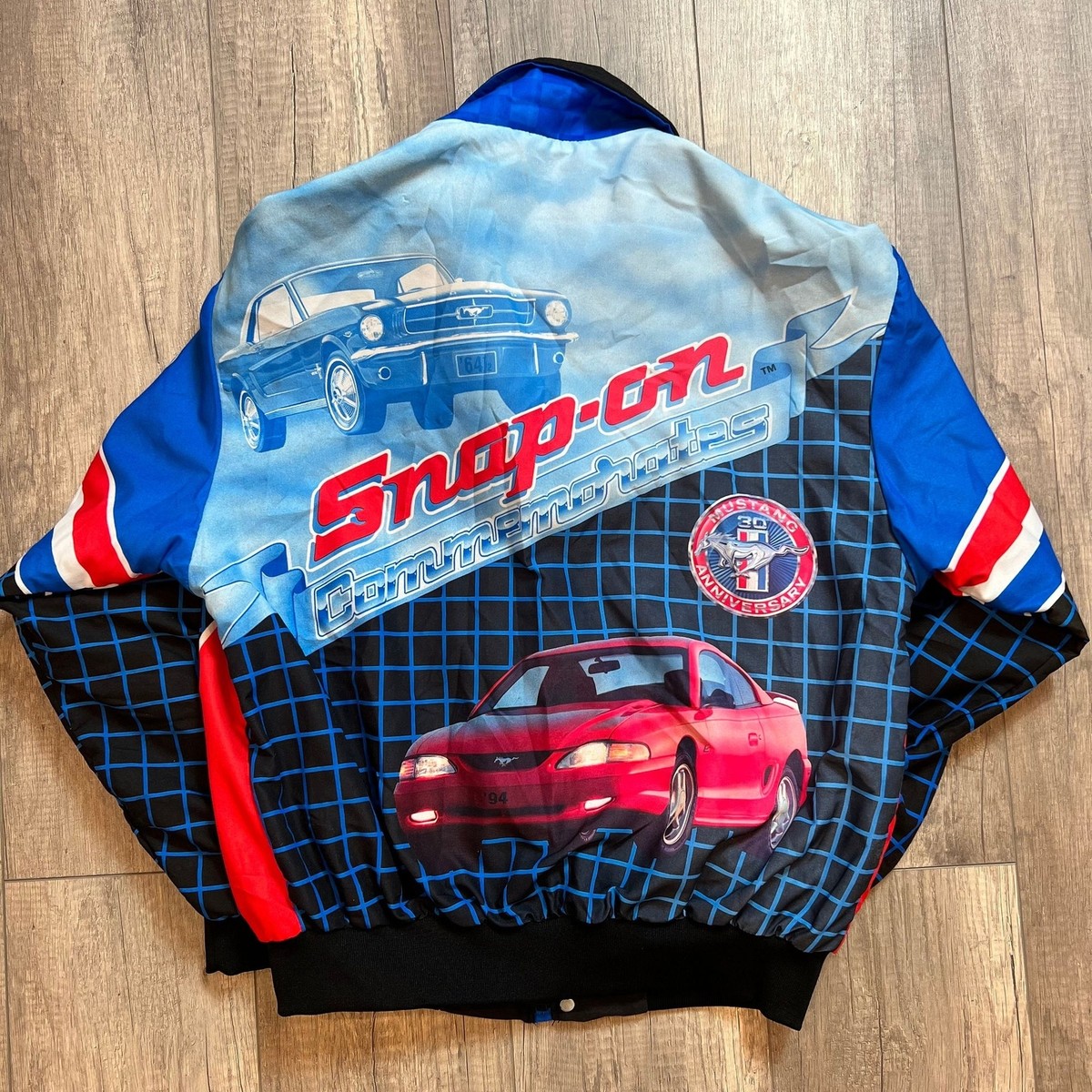 Vintage Ford Mustang Jacket Snap-on Tools Fanimation New TAG