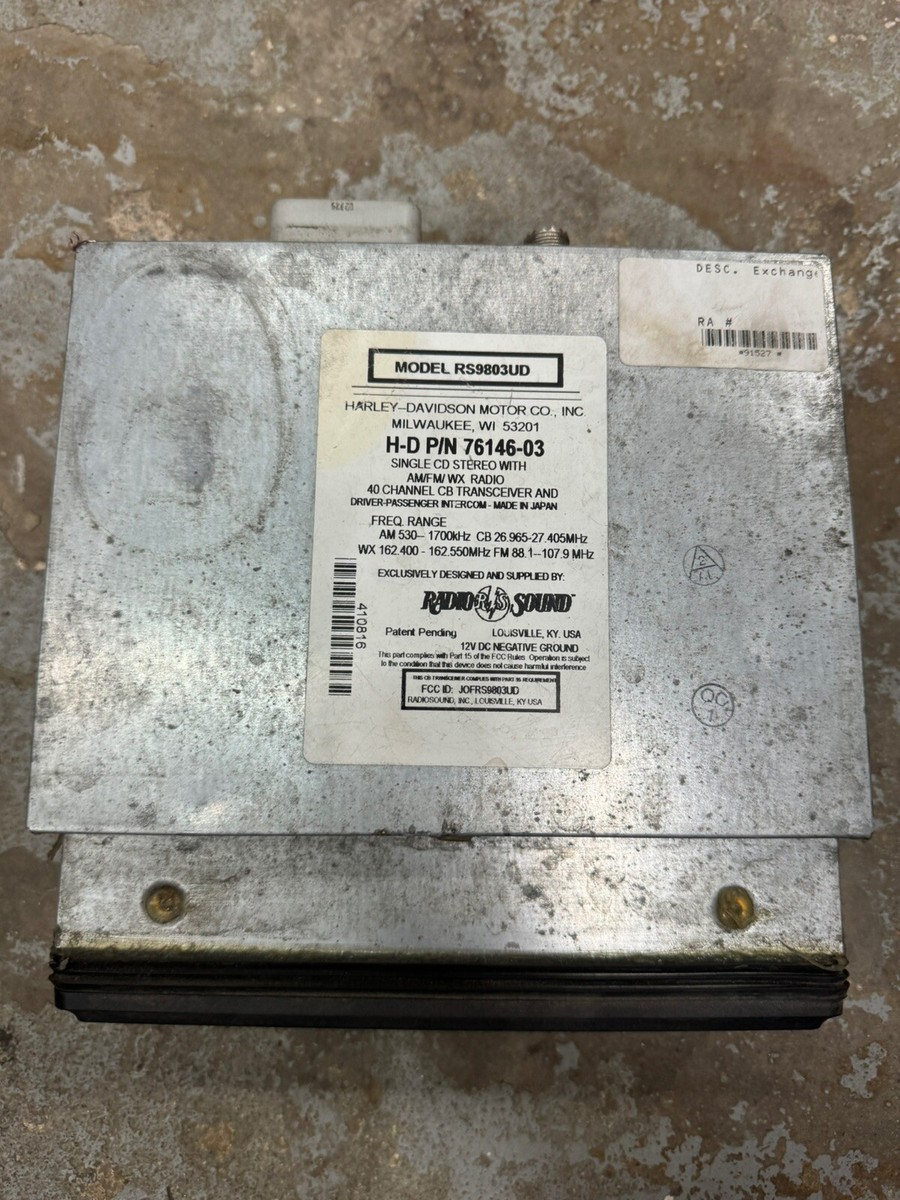 HARLEY-DAVIDSON ELECTRA GLIDE 03-05 OEM RADIO STEREO CONTROL HARLEY-DAVIDSON ELECTRA GLIDE 03-05 OEM RADIO STEREO CONTROL