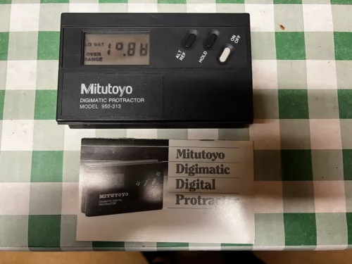 MITUTOYO Digimatic Protractor Model 950-313 with original box