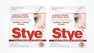(2x) STYE Sterile Eye Lubricant Ointment 0.125 oz Ex 6/27 FREE FAST SHIPPING