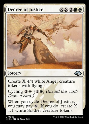 MTG Magic the Gathering Decree of Justice (263/703) Modern Horizons 3 LP
