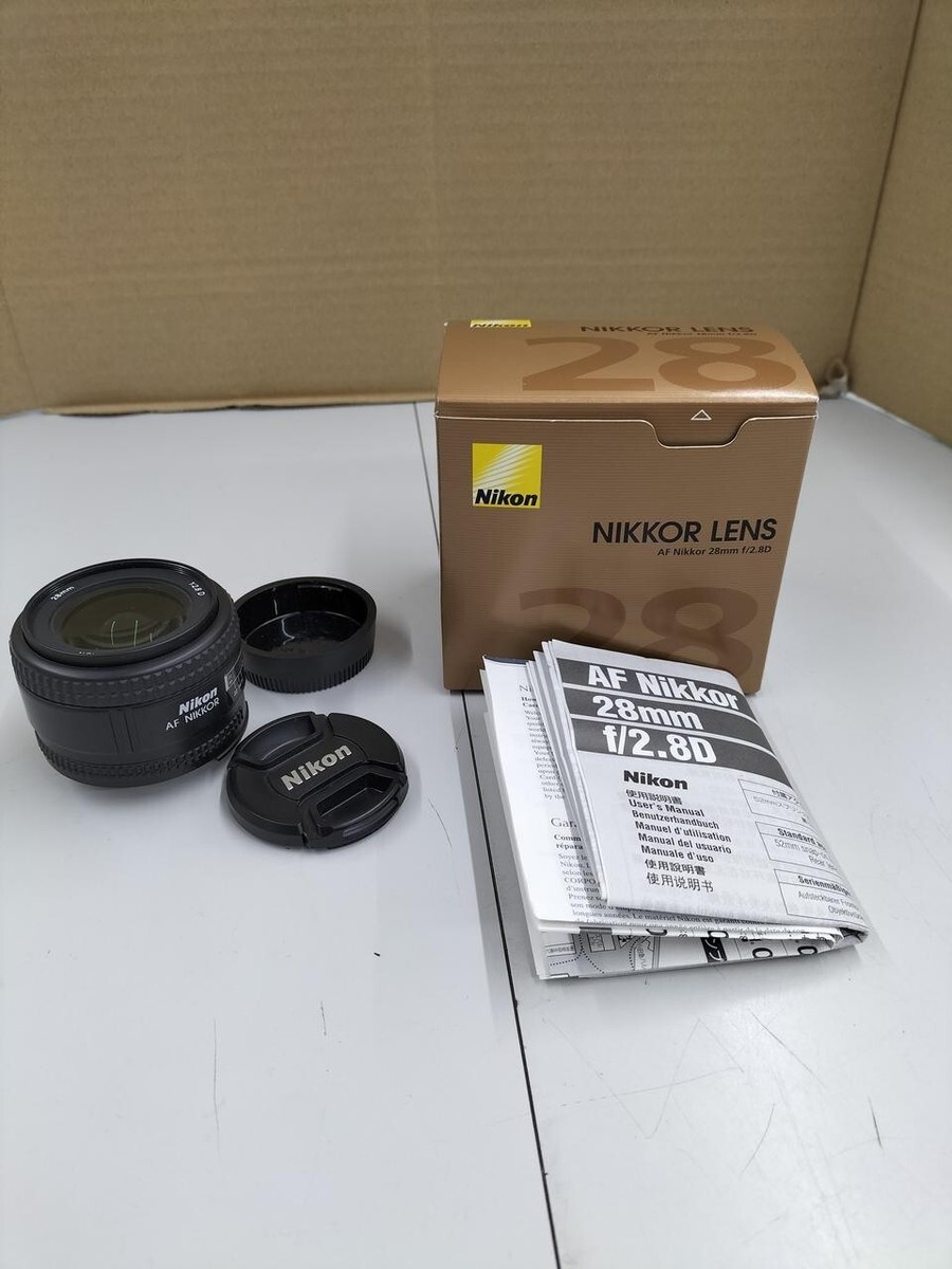 Nikon Ai AF Nikkor 28mm F2.8D Wide Angle Prime Lens F-Mount