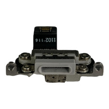 Original Apple AirPods Max Repair 8 Pin Lighting Charger Port PCB Silver Parts