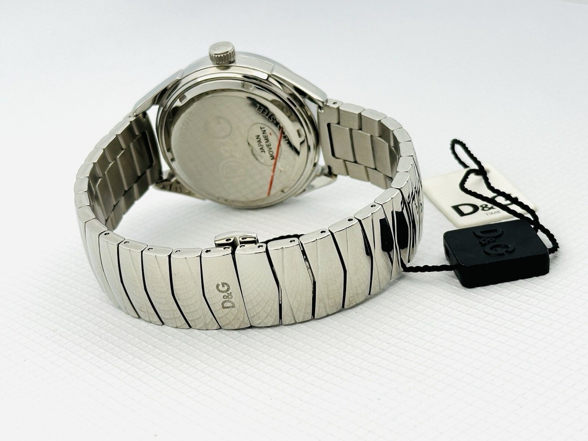 D&G Dolce & Gabbana Men's DW0418 Jimmy Z Analog Stainless D&G Dolce & Gabbana Men's DW0418 Jimmy Z Analog Stainless