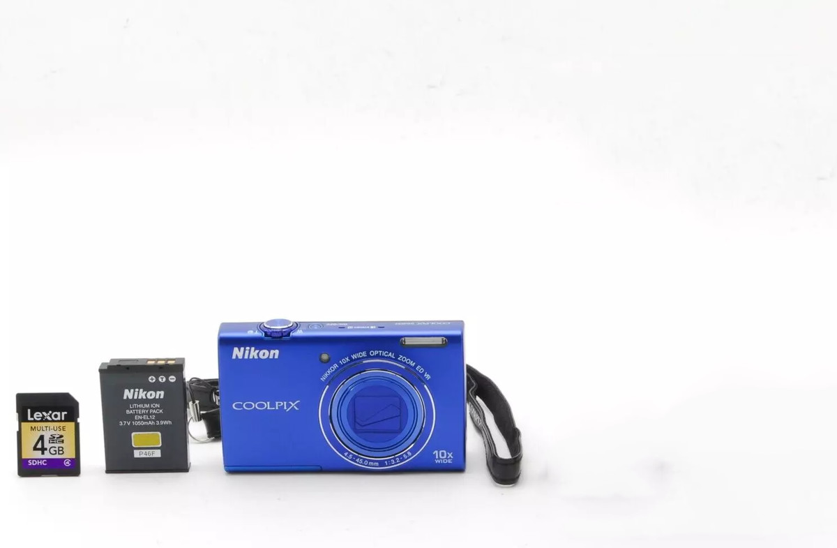 Nikon Coolpix S6200 16.0MP Digital Camera Blue Fully Tested 90