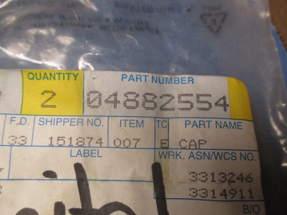 TAPAS CENTRALES DE RUEDA (2) N.O.S.1997-1998 DODGE+PLYMOUTH MODELOS NEÓN 4882554 Foto 2 de 2