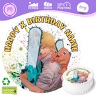 Chainsaw Man Cake Topper Anime Round Circle Personalised Edible Icing