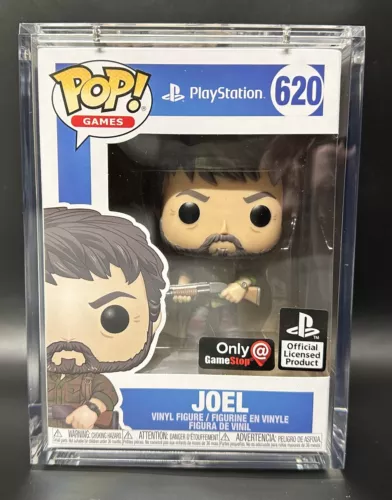 Joel Last Of Us Funko Gamestop Exclusive 620 Playstation HBO  W/ Armor HARD CASE
