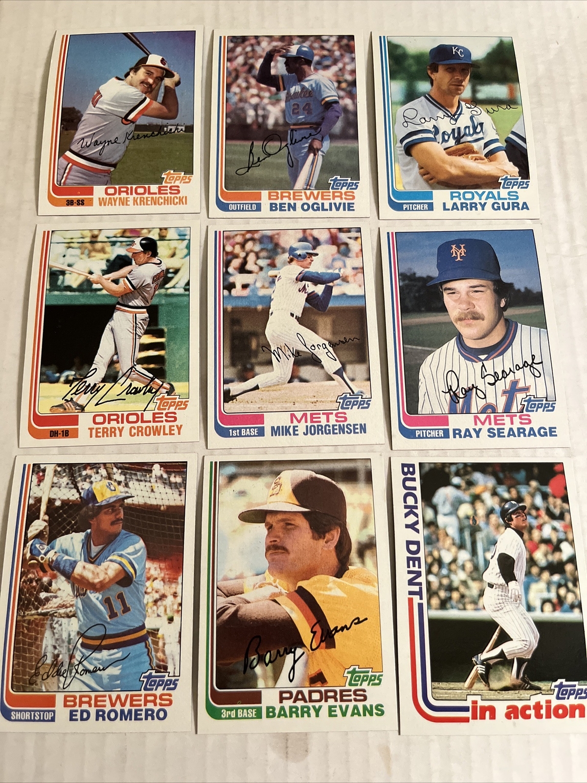 Lot (56) 1982 Topps Misc Baseball Rookies Stickers Cards (d3) | eBay