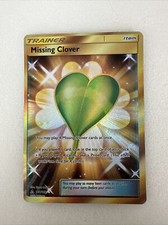 Pokémon TCG Missing Clover Ultra Prism 168/156 Holo Secret Rare on eBay