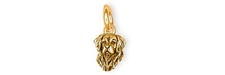 Golden Retriever Jewelry 14k Gold Handmade Golden Retriever Charm  GRT2H-CG