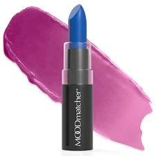 MOODmatcher  Color Changing Lipstick,  Long-Lasting, Moisturizing (Dark Blue)