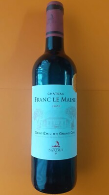  Chateau Franc Le Maine Bordeaux 2008 Frankreich 0,75L. 13% Saint Emilion Grand