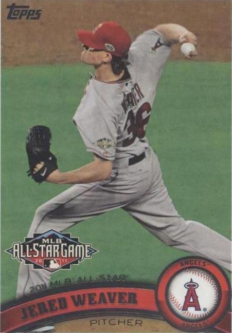 2011 Topps Update Series - Jered Weaver #US50 - 1 of 1