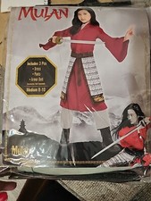 Disney Mulan Costume Child Size Medium 8-10 3002