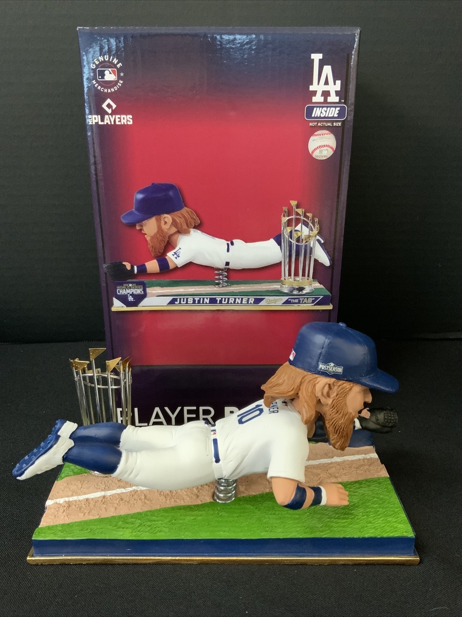 JUSTIN TURNER DODGERS SIGNED 2020 WS BOBBLEHEAD 