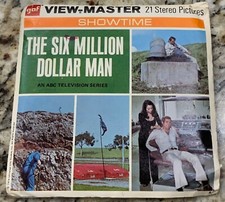 The Six Million Dollar Man TV Series 1974 Color Pictures GAF View-Master No B559
