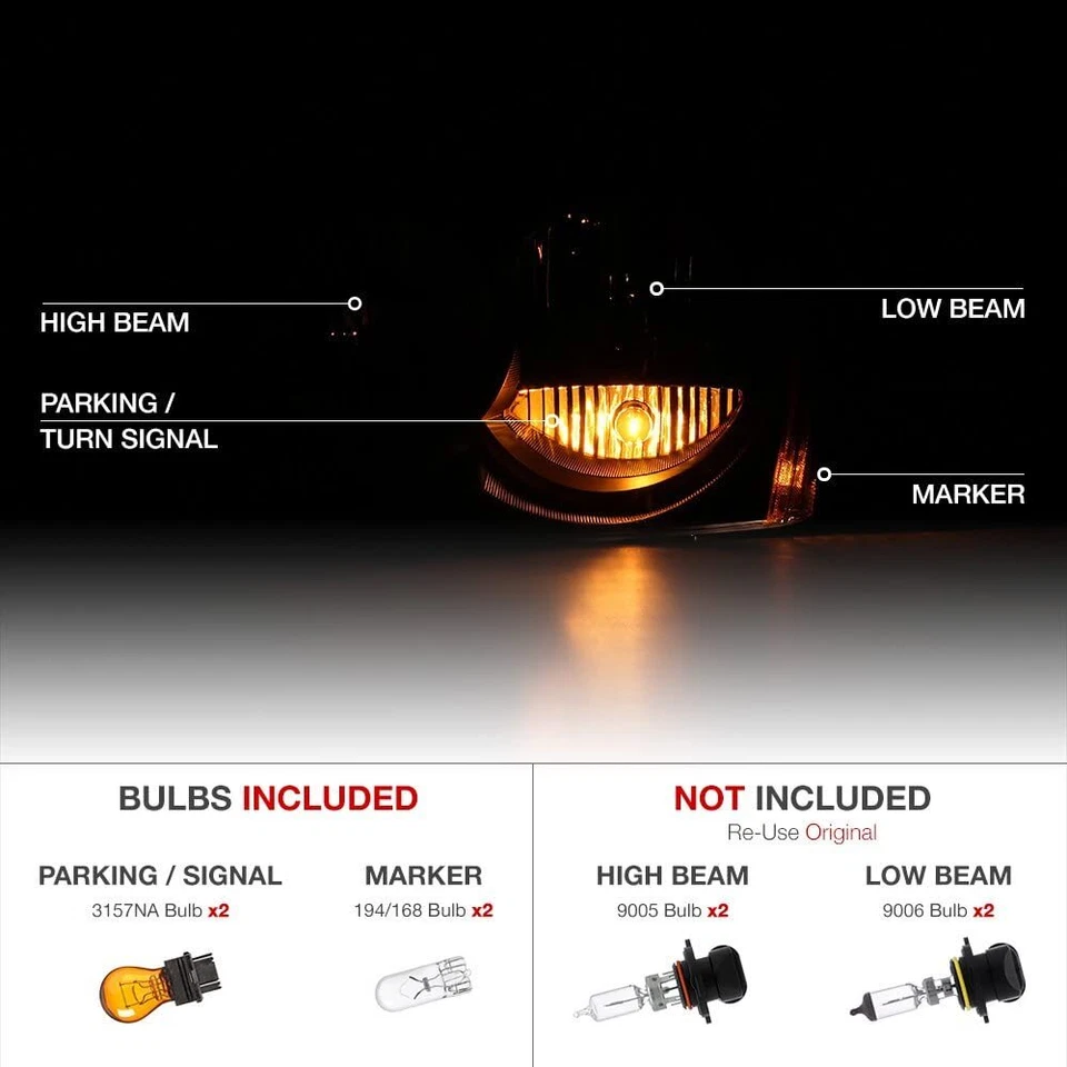 ✅ Conjunto de lámpara de faro negro ESTILO DE FÁBRICA para Jeep Grand Cherokee 2005-2007 Foto 2 de 4