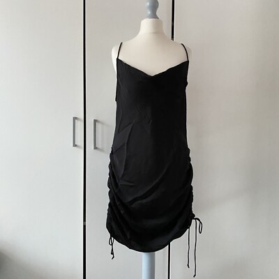 Free People Day To Night Schlupfkleid Gr. S schwarz Träger