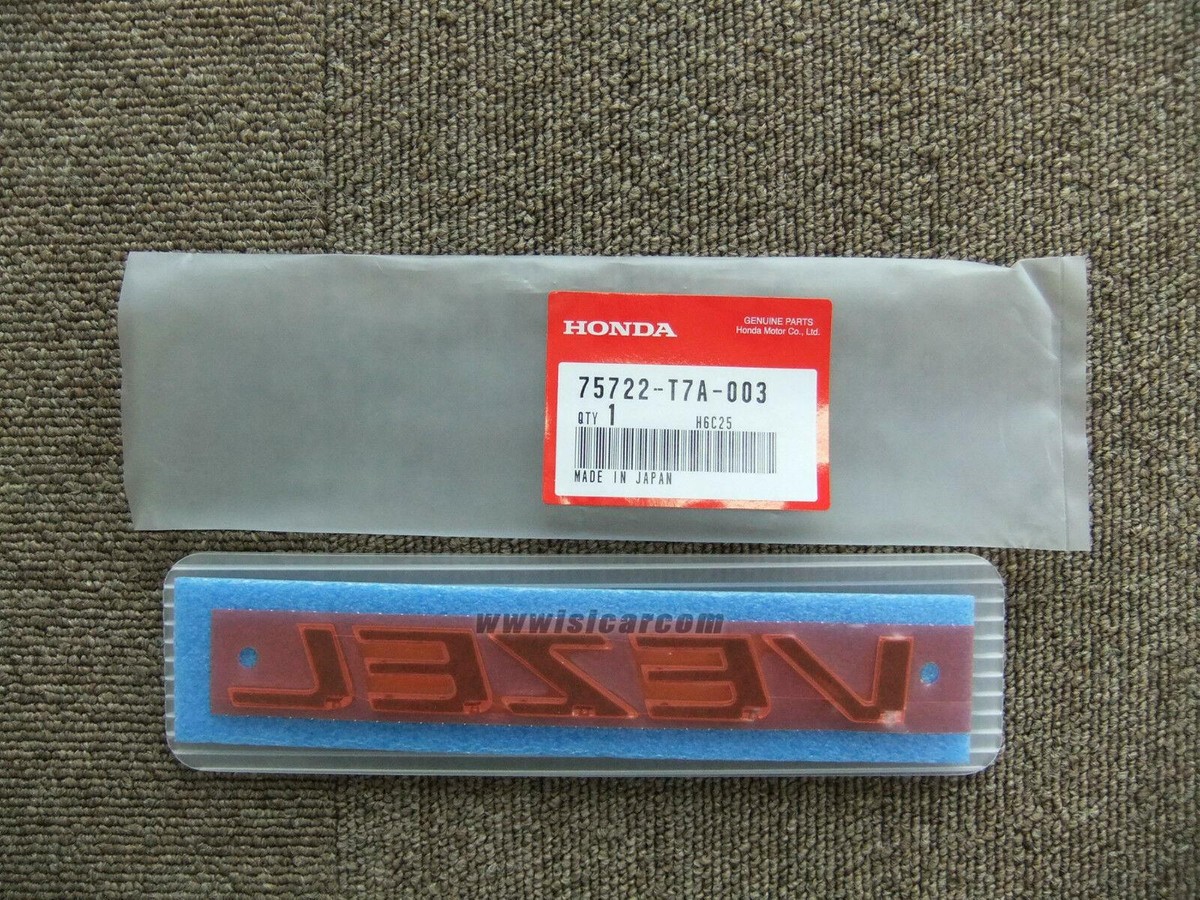 HONDA HR-V 2016 VEZEL REAR EMBLEM 75722-T7A-003 ORIGINAL JDM PARTS