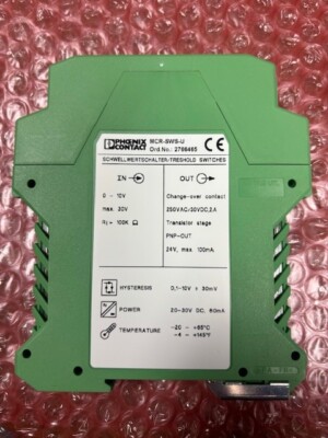 Phoenix Contact, Limit Value Switch, MCR-SWS-U, New