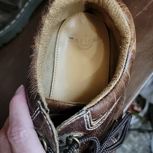Chunky Dr Martens Shoe Men's Sz 11 M Brown Leather Shoe England 2010 Era Used - Picture 10 of 14