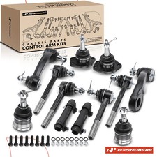 A-premium 12x Front Pitman Idler Arm Tie Rod For Chevy G10 G20 Gmc G1500 G2500