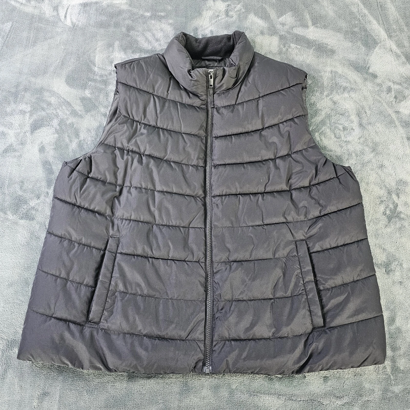 Gap COLDCONTROL Puffer Vest Men's 2XL Black Full Zip