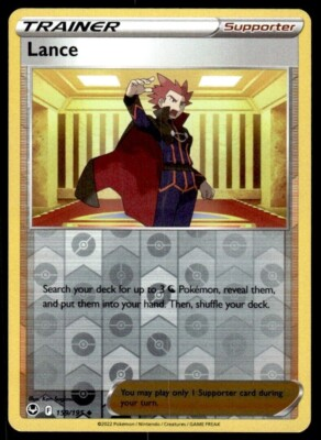 #ad #ad Pokemon Silver Tempest Lance 159 195 Reverse Holo NM M $1.25