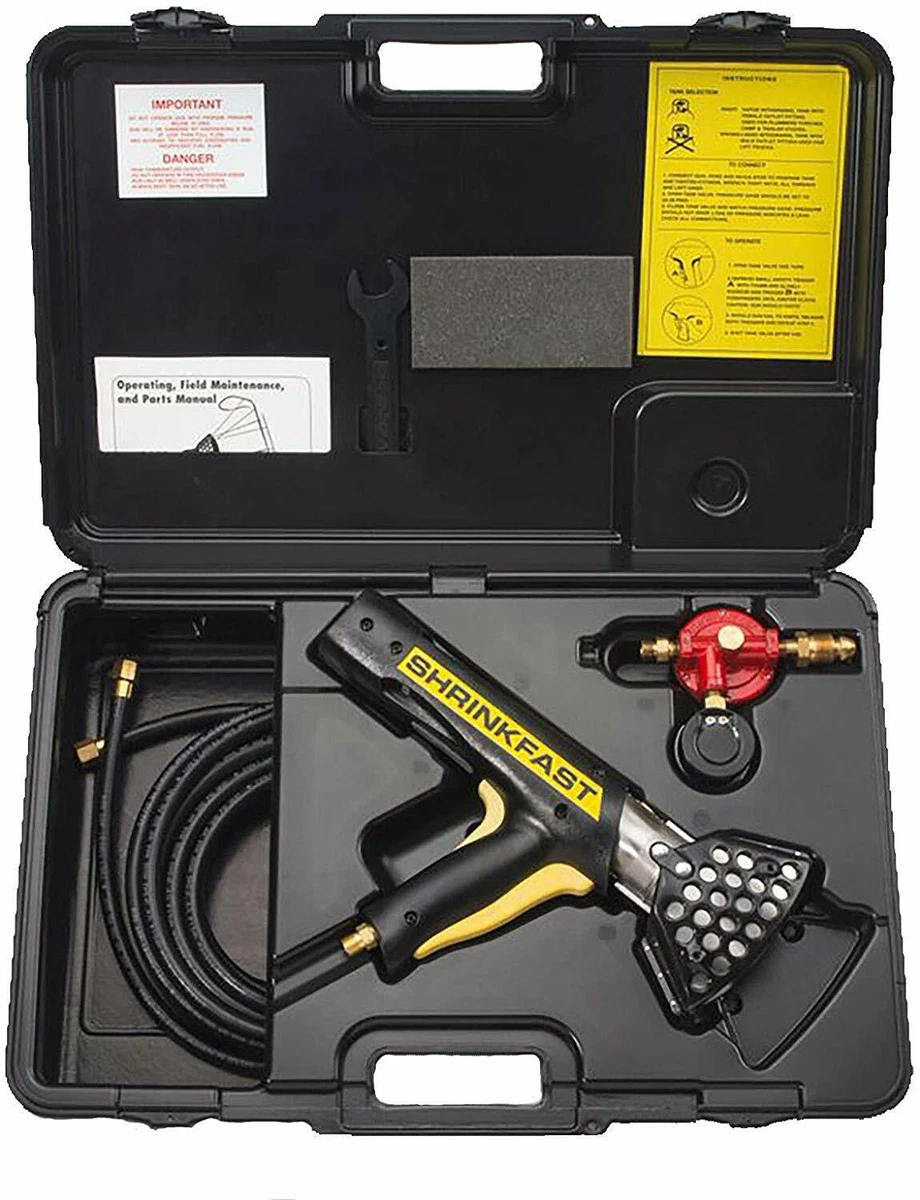 Shrinkfast 998 Rapid Shrink Wrap Fast Heat Gun Tool Kit Case