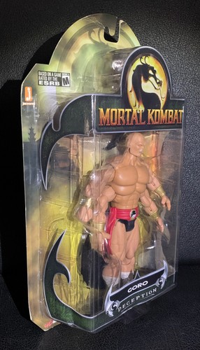 Mortal Kombat Deception Figur Goro Standard Jazwares Neu OVP MOSC Midway RAR - Picture 3 of 10