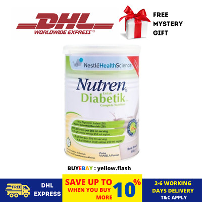 1 Tin Nestle Nutren Diabetic Milk Complete Nutrition Vanilla 800g DHL Express