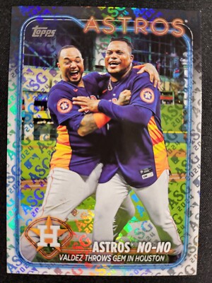 Valdez No Hitter All-Star Game Logo Variation HOLO Foil 2024