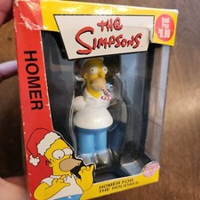 The Simpsons Homer for The Holidays Christmas Ornament Figure Decor 2003 Candy