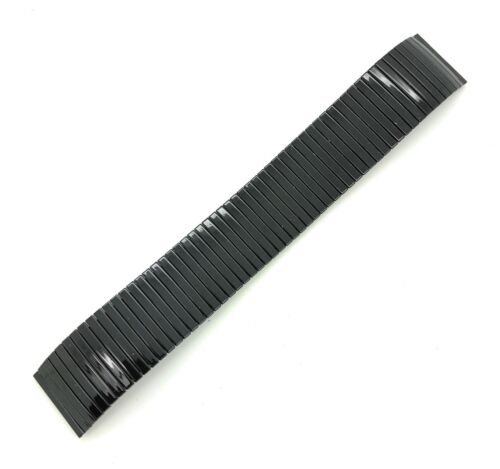 20 mm schwarz weiß rot Farben dünn Metall Stretch Erweiterung Uhrenband Twist O Flex - Bild 5 von 55