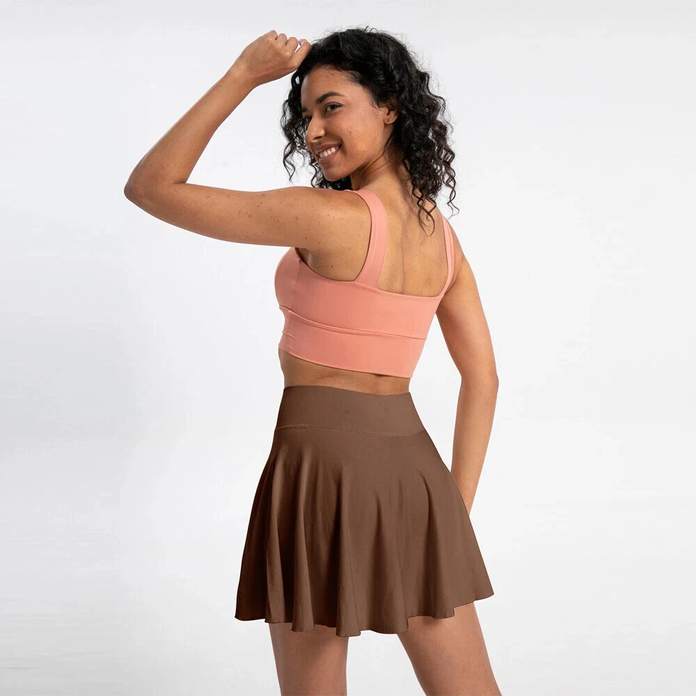 Women Tennis Skirt Pleated Athletic Skirts Workout Pickleball Golf Skort