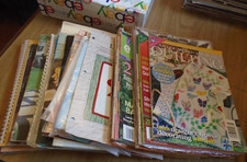Lot Of 34 Vintage  Current Quilting Magazines Booklets Leaflets Patterns GUC
