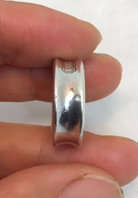 Vintage TIFFANY & CO Sterling Silver 1837 Concave Band Ring Vintage TIFFANY & CO Sterling Silver 1837 Concave Band Ring