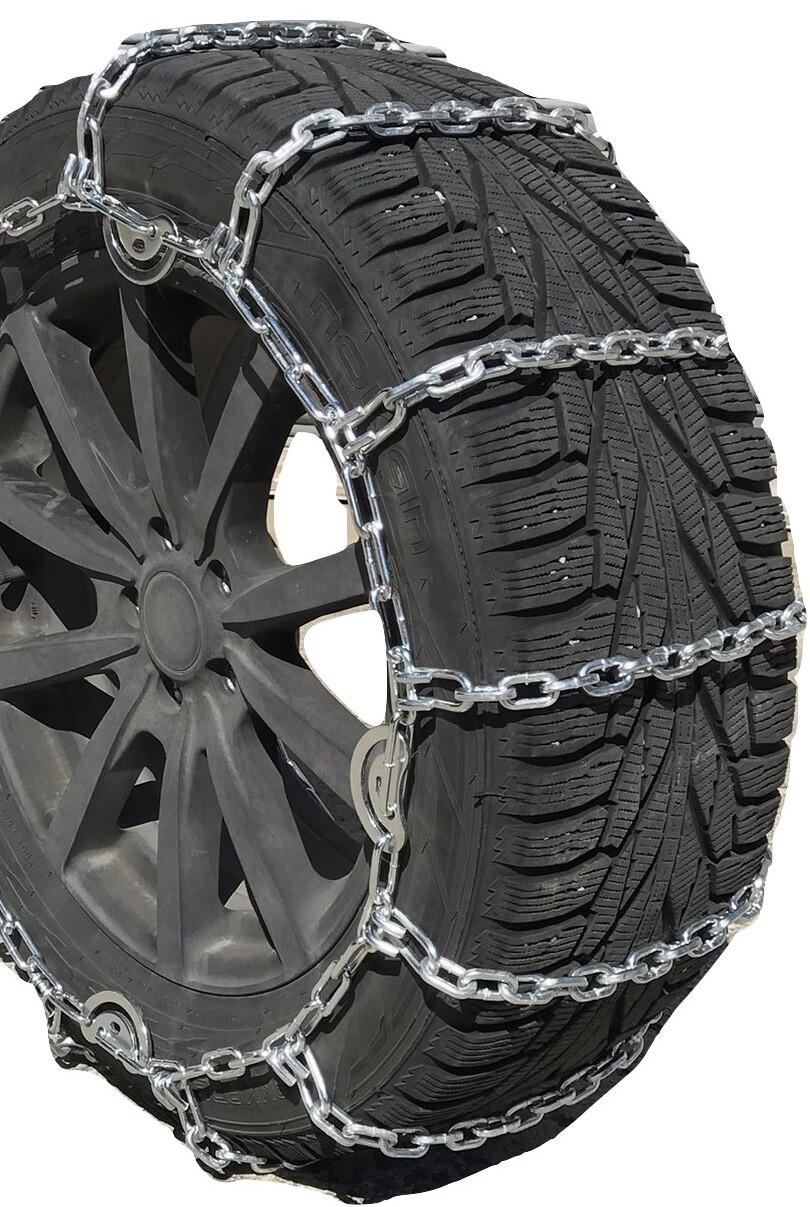Snow Chains Compatible with Ford F350 Super Duty FX4 Reg. Cab 2009