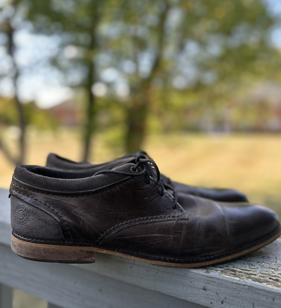 BullBoxer Mens Brown Leather Handmade Derbys Portugal Size US 11 EUR 45 bullboxer shoes products for sale | eBay main image 4