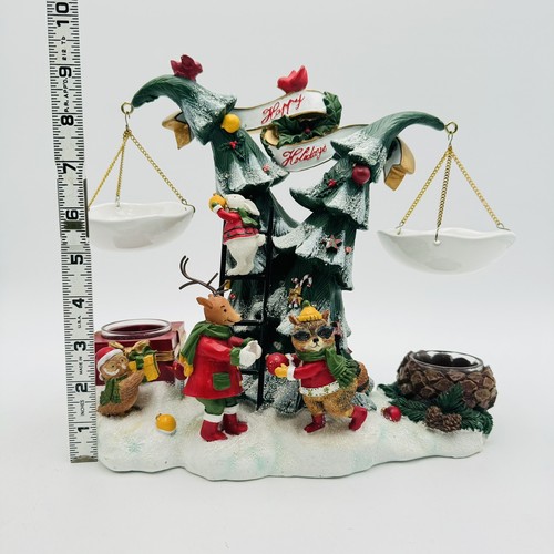 Yankee Candle Christmas Magical Woodland Tart Double Warmer Musical Lighted - Picture 2 of 15