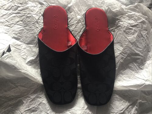 NWOT COACH Megan Slippers Womans Size 8