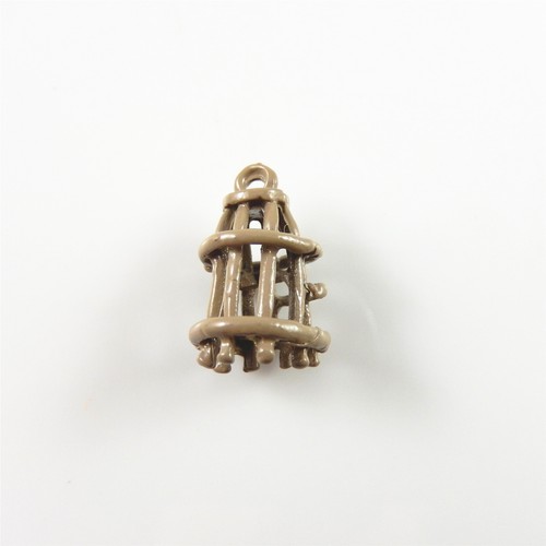 5 pcs Multi-colors 3D Bird Cage Charm Painted Alloy Pendant Findings 12x18 mm - Picture 6 of 14