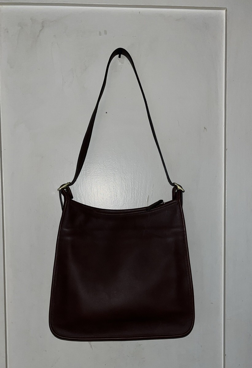 Extremely Rare Made In USA Old Coach 9073 Shoulder Bag Brown