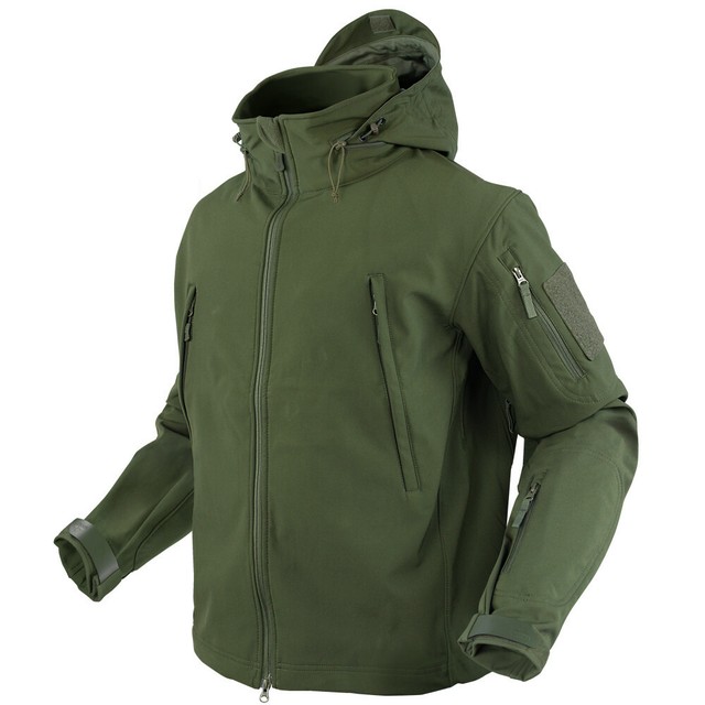 od green softshell jacket