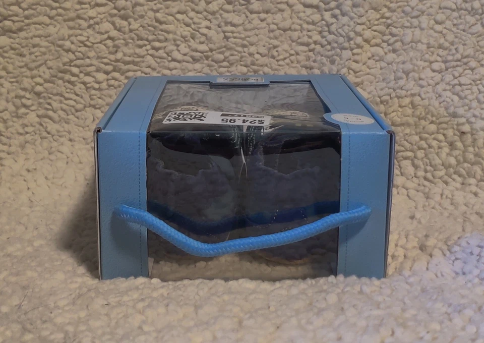 Zapatos sin cordones Robeez suelas suaves Braedon azul/lima para niños 0-6 meses nuevos en caja Foto 3 de 4